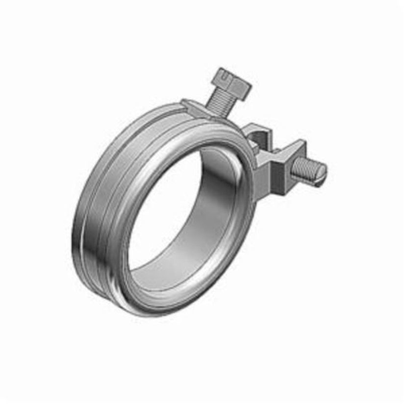 T&B® Blackjack® BG500-6-40 Grounding Bushing, 6 to 4/0 AWG AC Cable, 5 in Trade, Malleable Iron, Zinc Plated